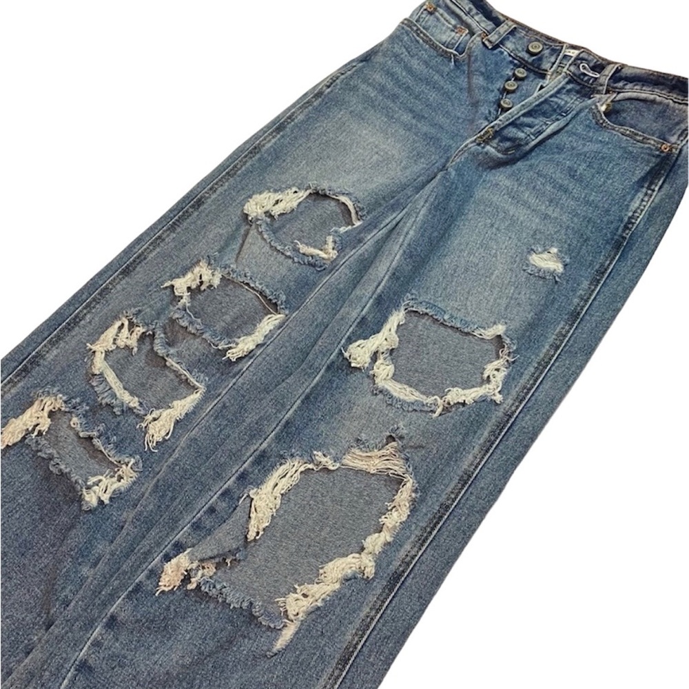 NWT PacSun ripped baggy jeans size 23